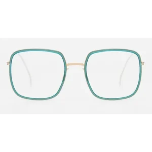 HMF DELAVAULT-C418-Champagne-Turquoise-Clear