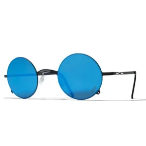 BLACK FIN BF732 C197 (MAT BLACK) LEN BLUE MIRRORED