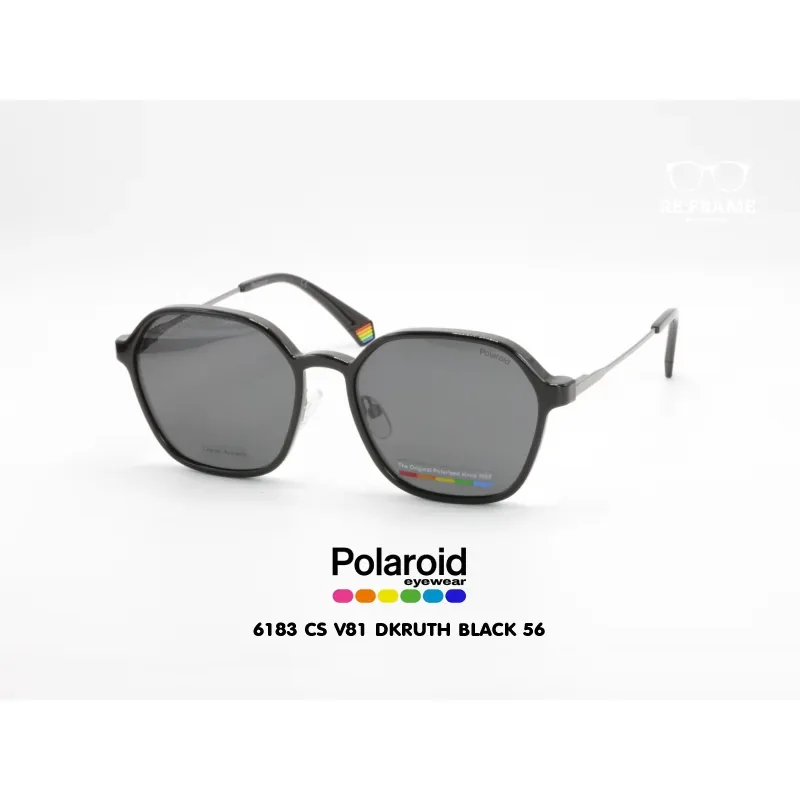 Polaroid PLD 6183-CS-V81-DKRUTH BLACK 56