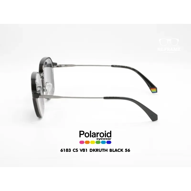 Polaroid PLD 6183-CS-V81-DKRUTH BLACK 56 - Image 3